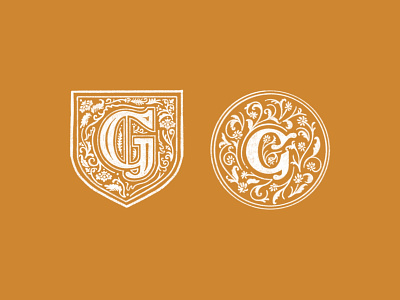 G Monograms brand identity branding floral hand lettering illustration logo design monogram procreate sketches