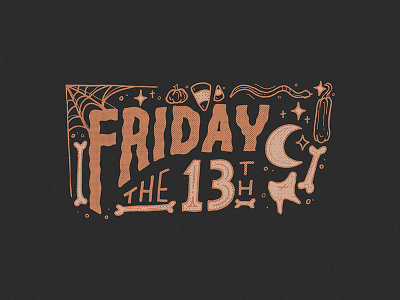 Friday the 13th friday the 13th halloween illustration spooky