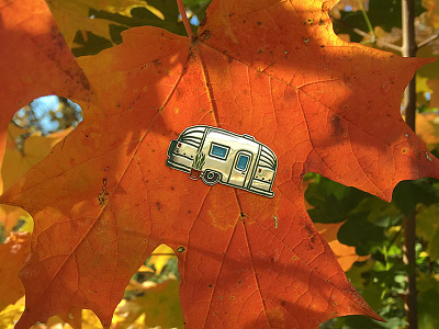 Airstream Enamel Pin airstream camper enamel pin flair lapel pin retro