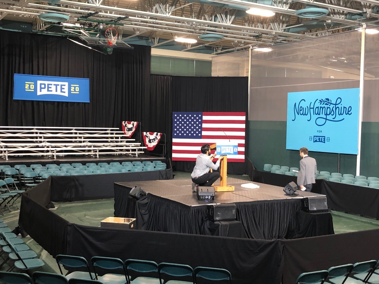 New Hampshire for Pete [Sign] by Chelsea Bunn Good Scary Studios on