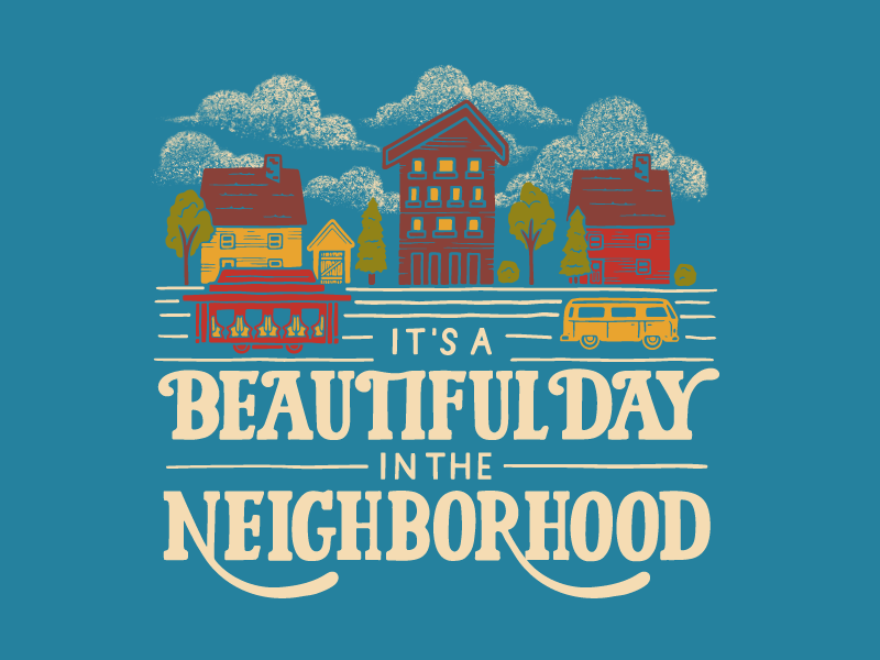 It s A Beautiful Day In The Neighborhood By Chelsea Bunn Good Scary draw-a-neighborhood-map