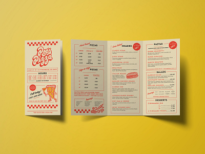 Pop's Pizza To Go Menus