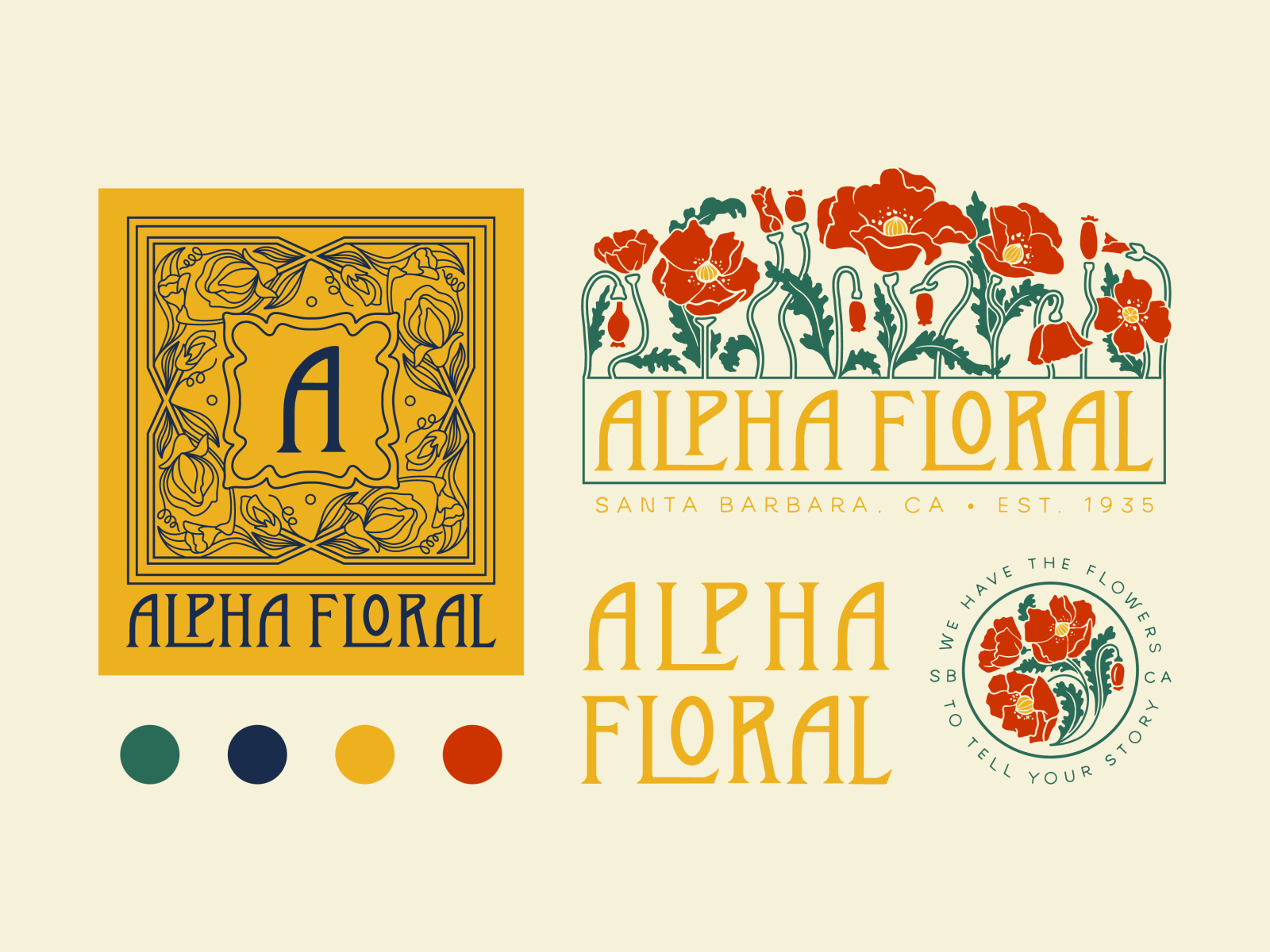 Alpha Floral Flash Sheet