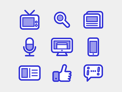 Media icons