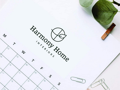 Harmony Home logo design branding graphic design logo