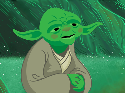 Hear you nothing that I say? illustration star wars the empire strikes back yoda