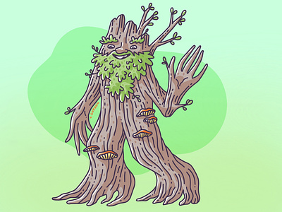#SMAUGUST Art Challenge 28 | Treebeard art challenge digital illustration draw daily ent illustration lord of the rings lotr procreate smaugust tree treebeard