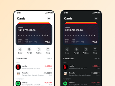 Wallet App app bank card ios mobile payment product design ui wallet