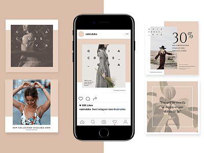 10 Instagram Promo Template by Gravicula on Dribbble