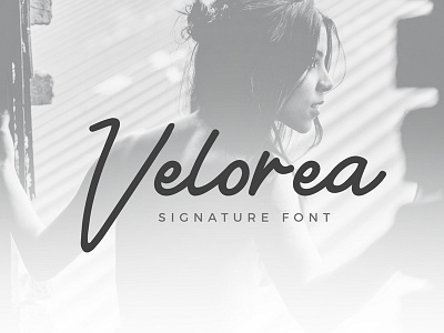 Velorea - Signature Font download fashion font hand handwritting hipster typography wedding writting