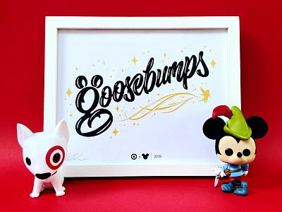 Goosebumps (Target x Disney) design disney goosebumps handlettering illustration lettering magic print screenprint target vector