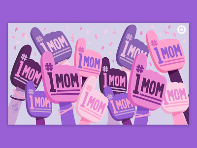 #1 Mom design handlettering illustration lettering minneapolis mom mothersday target type
