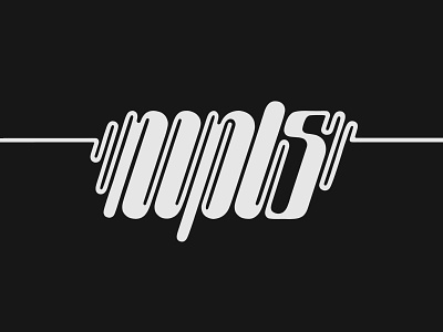 MPLS Fighting Pulse design handlettering lettering minneapolis minnesota mpls typography