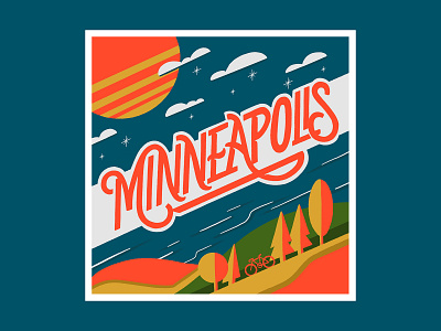Minneapolis city design explore guide handlettering illustration lettering midwest minneapolis minnesota travel
