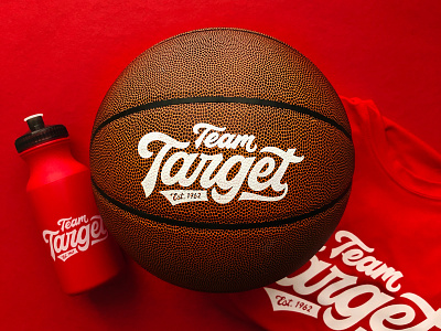 Team Target apparel basketball branding design handlettering lettering logo minneapolis shirt sports sportswear target type typedesign