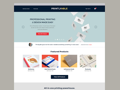 Print Site Concept