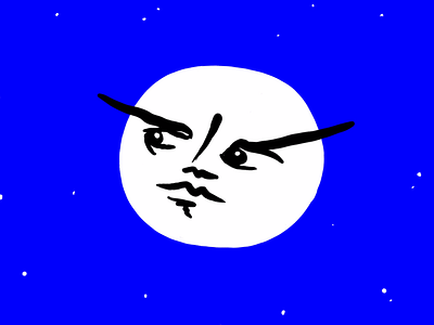 Vaguely disappointed moon