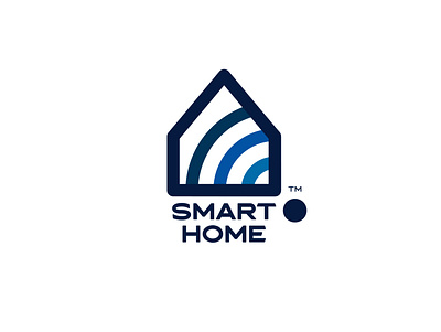 Smart Home ai art branding creative design flat home house idea illustration logo modern smrt tech