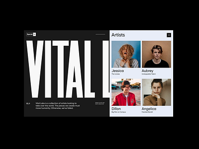 Special.tv X Vital Labs Branding Concept animation branding concept inspiration landing motion typography ui ux website