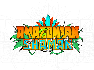 Amazonian Shaman game logo amazon amazonian design esport esports fantasy gaming illustration jungle logo logotype shaman video game