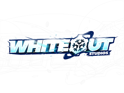 Whiteout Studios Logo blizzard branding design esport esports gaming ice logo logotype snow snow storm snowflake storm studio video game whiteout