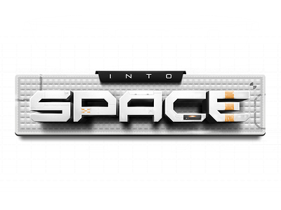Into Space game logo branding design esport game game art game logo gameart gamelogo gaming illustration indie indie game logo space video game