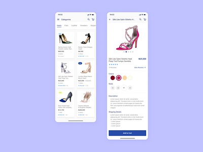 E-Commerce Mobile UI