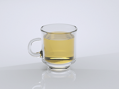 A Cup of Tea | Cinema 4D Daily Practice 03 03 3d 3d rendering cinema4d daily challange daily practice design gradient octane rendering