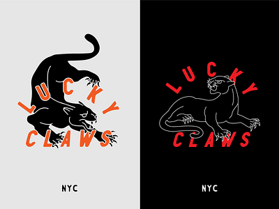 Lucky Claws Branding branding illustration