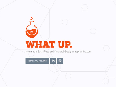 Portfolio v3 Concept orange portfolio quadon science web