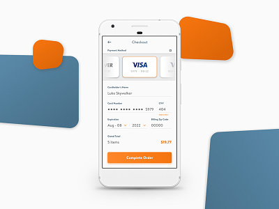 Day 002 - Credit Card Checkout checkout daily ui dailyui ui