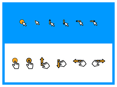 Freebie — Interaction / UX Gesture Kit free freebie gesture interaction sketch ui ux vector visual