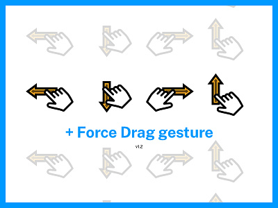 Updates — Interaction / UX Gesture Kit free freebie gesture interaction sketch ui ux vector visual