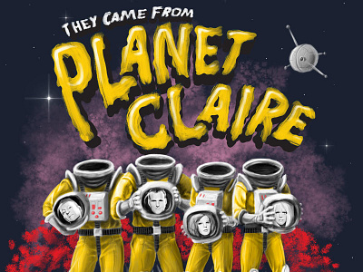 B-52's - Planet Claire t-shirt design