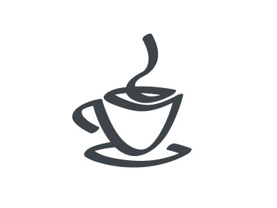 café logo coffee line logo