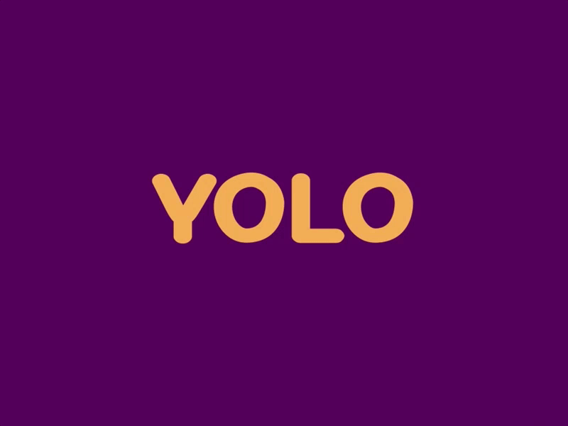 Yolo 2d after effect animation gif motion graphic