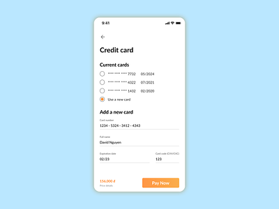 Daily UI Challenge 002 - Credit Card Checkout