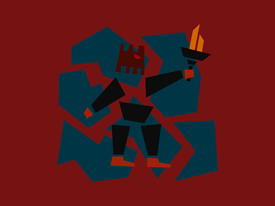 Character Illustration - Dark Warrior
