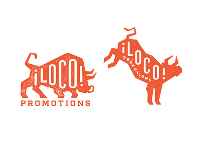 Loco Promotions WIP badge bull design graphic logo mark mcwhorter seth silhouette