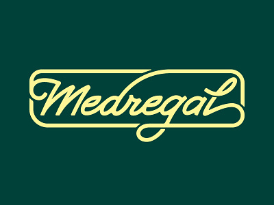 Medregal calligraphy design graphic lettering logo mark mcwhorter seth type typography word