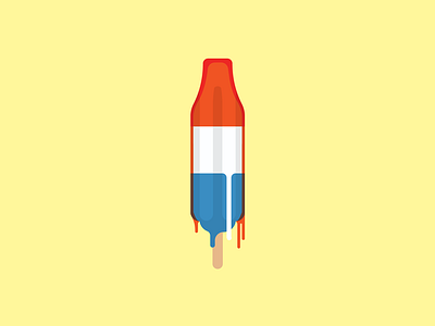 RocketPop blue design drawing graphic illustration red summer use vector white yellow
