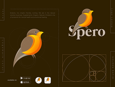 bird logo & grids! bird bird logo branding concept creative design dribbble flat golden ratio icon illustration logo logo design