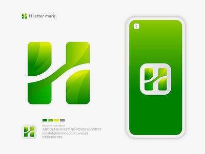 H letter mark branding business logo comapy concept creative design green h h icon h letter h letter logo h logo hand lettering logo logo design logo design process logos tipography