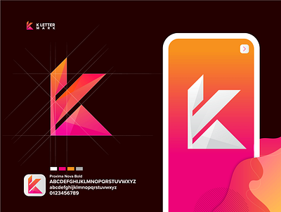 K letter mark 02 branding business logo color colorful company concept conceptual logo creative diffart dribbble icon k k letter k letter logo l o g o lo go logo logo design logo design process logos