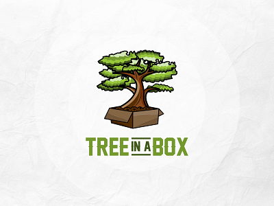 Tree in a Box Logo Design brand identity branding concept logo conceptual logo creative logo maker custom logo graphic design l o g o lo go logo maker