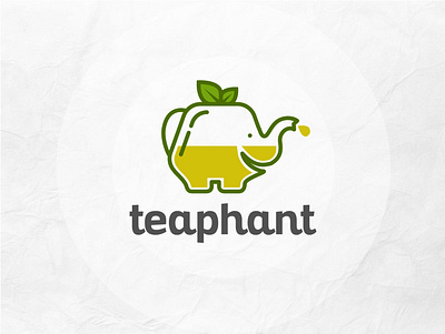 teaphant logo concept brand identity concept logo conceptual logo creative logo maker custom logo elephant logo l o g o lo go logo maker tea logo