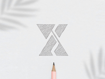 X modern logo design concept X letter Mark logo by Diff art ð Logo & Brand Identity Designer on 