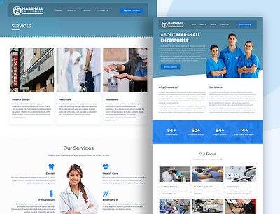 Medical Equipment Supplier Sell Landing Page 2 brand graphic design interface landing page design product design ui design uxdesign website design