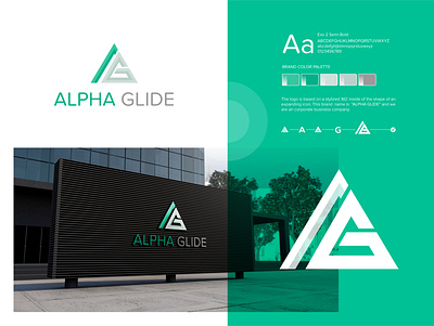 ALPHA GLIDE LOGO ag letter logo brand identity branding conceptual logo creative l o g o logo design logo maker logomaker logos logotype modern logo design 2021 text logo maker