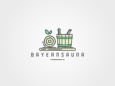 Logo für den Sauna Anbieter - Bayernsauna by Diffart on Dribbble